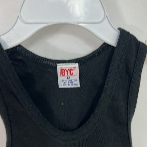 #0455 BYC Plain Black Tank Top | Size: M - Picture 4 of 5